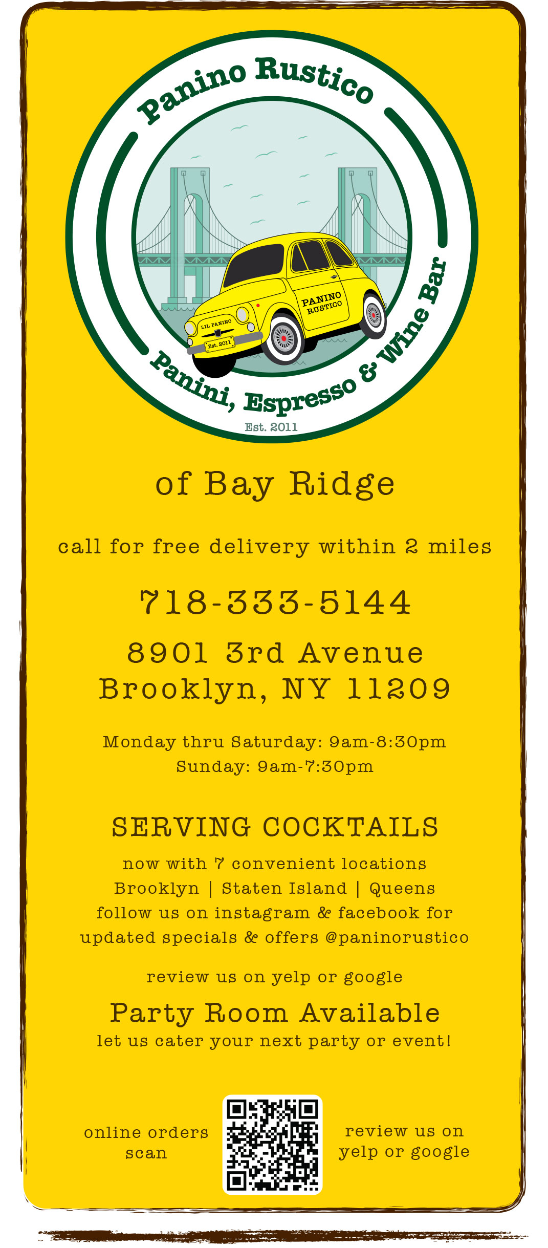 Bay Ridge Location Menu Photos