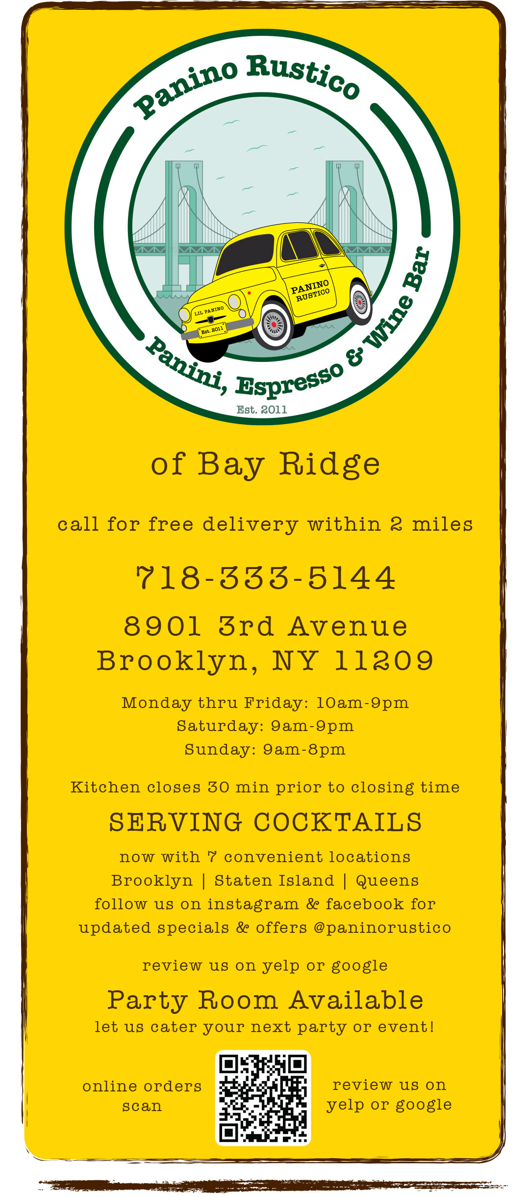 Bay Ridge Location Menu Photos