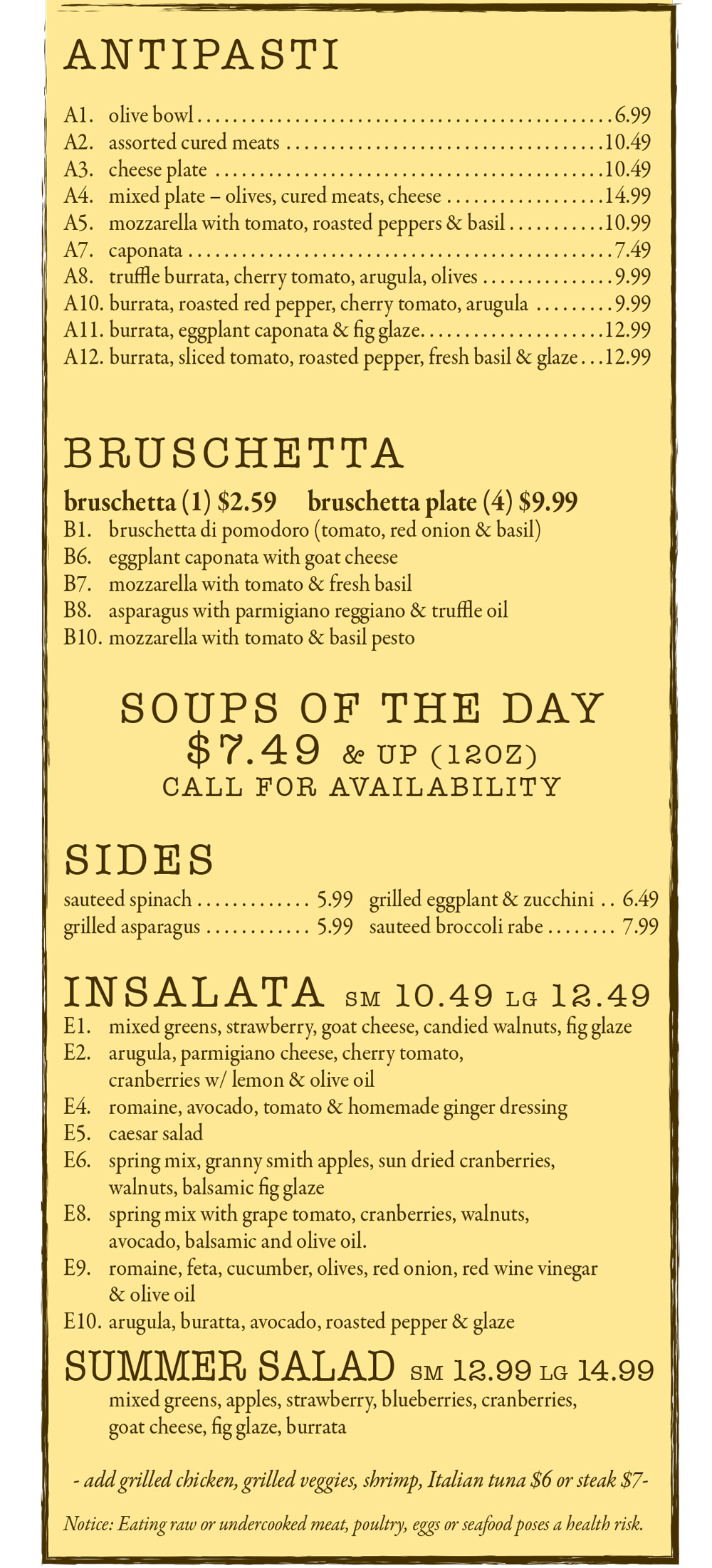 Bensonhurst Location Menu photos