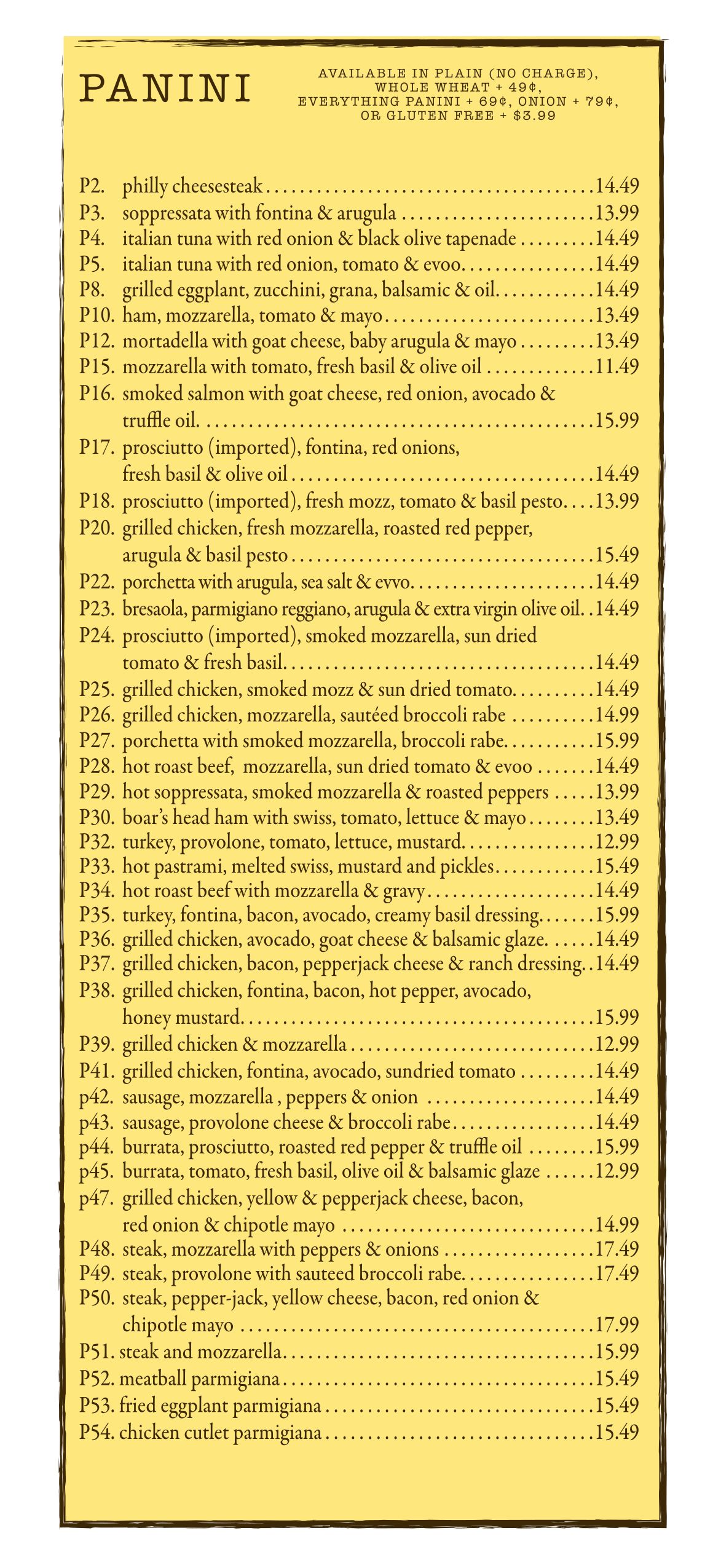 Bensonhurst Location Menu photos
