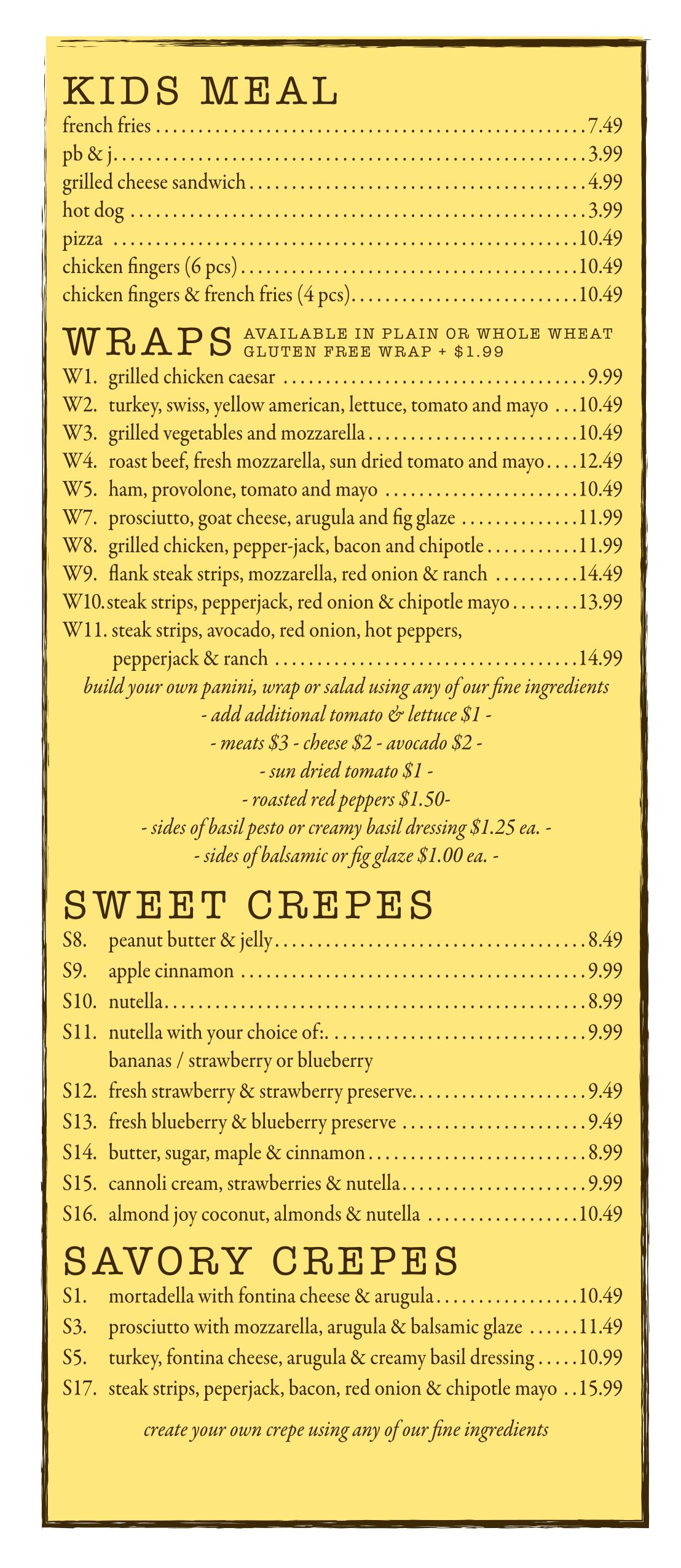 Bensonhurst Location Menu photos