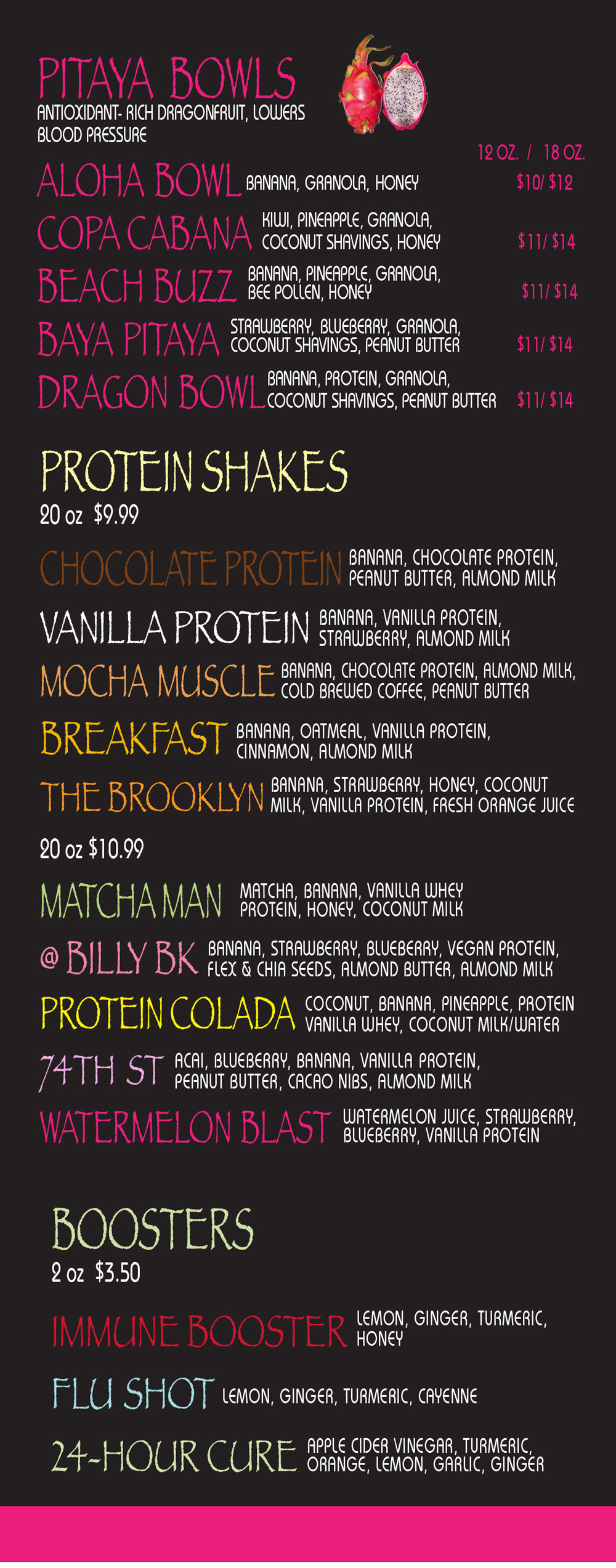 Rockaway Location Menu photos